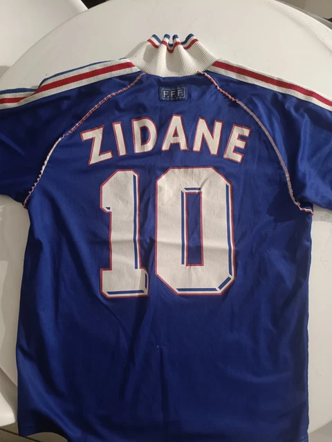 Maillot de Football EURO 2000 ZIDANE Equipe de FRANCE Real Madrid 1998