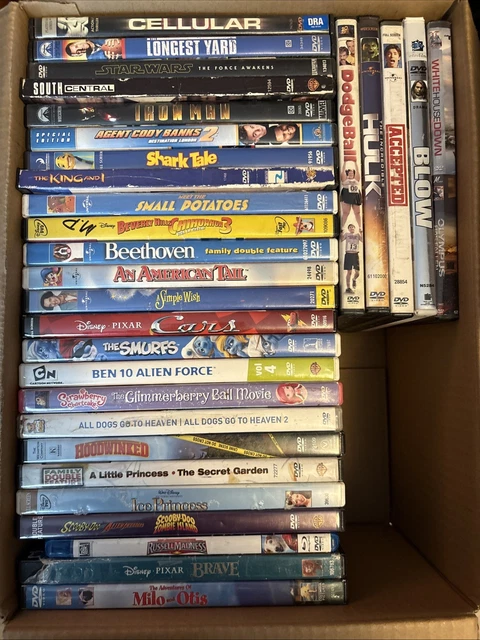 Used Dvd 30 DVD MOVIES Lot Assorted Used Good Condition w/ Cases! Box 2 $31.30 ...