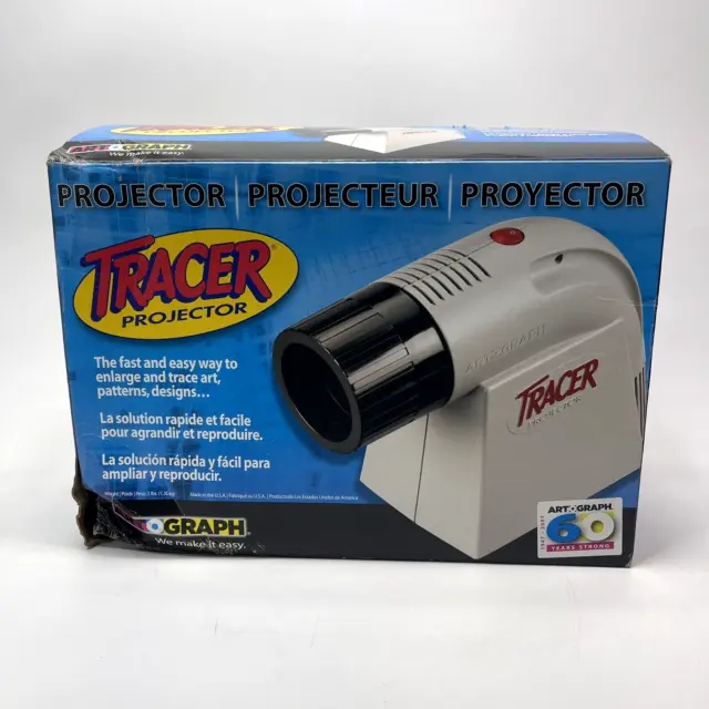 ARTOGRAPH Tracer Projector for Art Drawing Designing 100W USA Made BOX DAMAGE