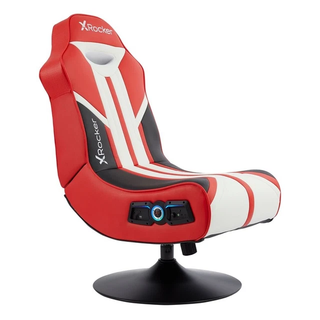 X Rocker Nebula Pedestal Gaming Chair 2.1 Bluetooth Audio High Back Adjustable X Rocker Nebula Pedestal Gaming Chair 2.1 Bluetooth Audio High Back Adjustable