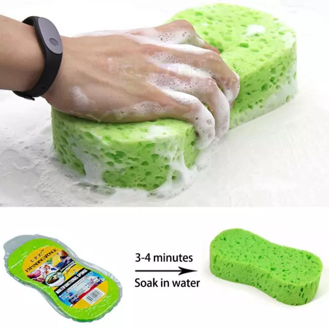 1PC Car Wash Sponges, Extra Thick Large Colorful Cleaning Sponge Multi-Purpose