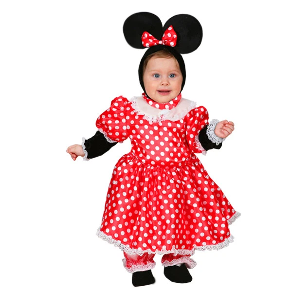 MINNIE TOPOLINA COSTUME CARNEVALE neonata bimba TOPOLETTA tg.10/12 mesi  PEGASUS EUR 37,90 - PicClick IT