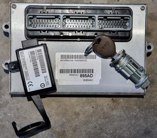 19992004 JEEP GRAND Cherokee WJ V8 ECU/PCM, SKIM module, Key, Barrel