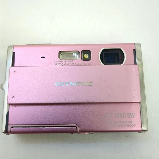 OLYMPUS Μ1050SW BLUE Compact Digital Camera Tested Working Seller