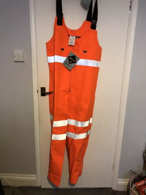 Hi vis gore tex bib and brace waterproofs shop