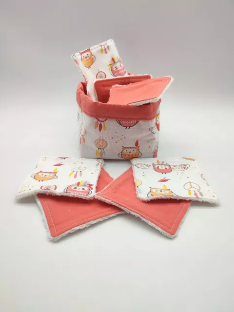 Little Gubbins Lot de 20 lingettes en coton éponge pour bébé