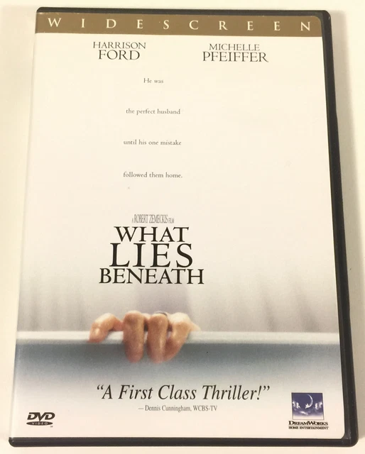 WHAT LIES BENEATH - Widescreen DVD Movie - Harrison Ford Michelle