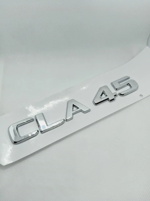 LOGO CLA 45 Emblème cla45 Chrome classe AMG EUR 17,91 - PicClick FR