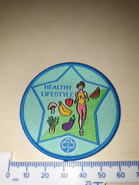 Healthy  Lifestyle Interest Badge Girl Guides GirlGuiding Obsolete star new