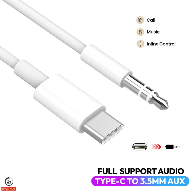Headphone Jack Adapter USB Type C Male To 3.5mm Female Aux Cord Audio Cable