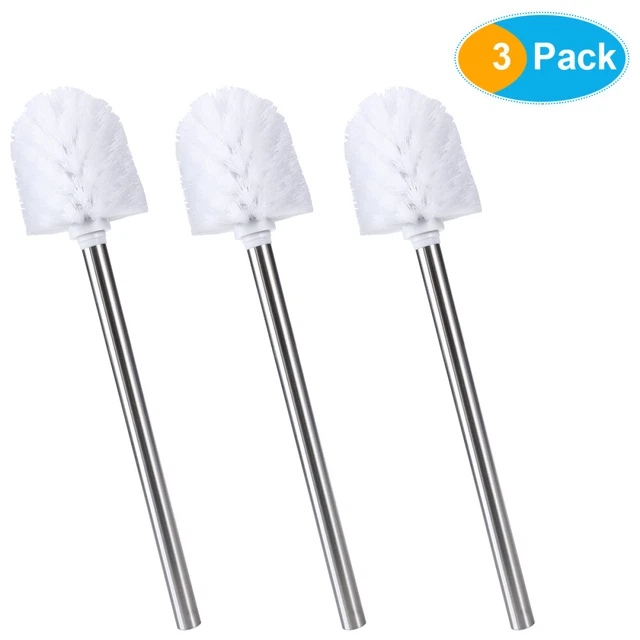 Scopino E Supporto Per WC IXO, Confezione Da 2, Scopino Per WC In Per Wc In Acciaio Inox 304 Con Manico Lungo E Resistente Comodo E Resistente Scopino Per Wc~p113887779