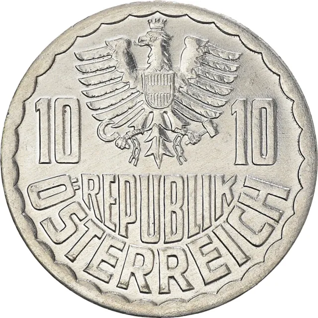 [#958416] Coin, Austria, 10 Groschen, 1988, Vienna, MS, Aluminum, KM:2878