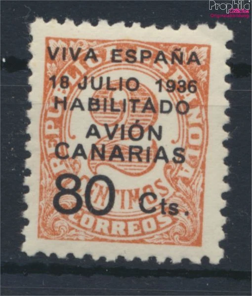 Kanarische îles (Espagne) a5 neuf avec gomme originale 1936 Airmail (9796944