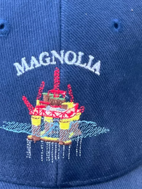 Magnolia plataforma bordada Devon Conoco Phillips equipo offshore sombrero gorra gancho bucle