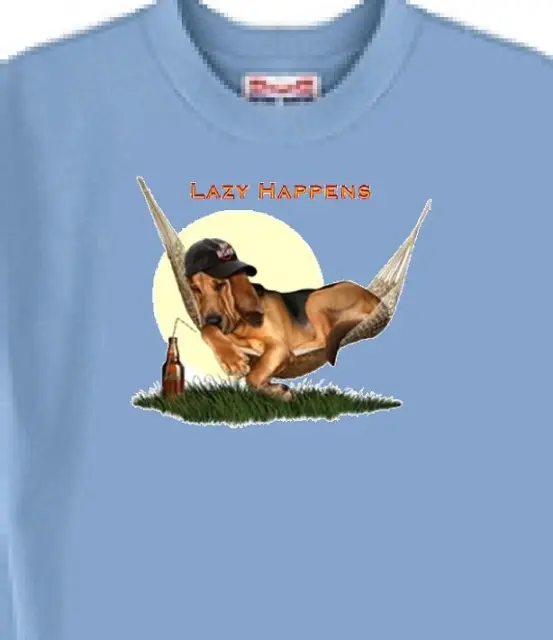 Dog T Shirt Men Women - Lazy Happens - Also Sweatshirt Available