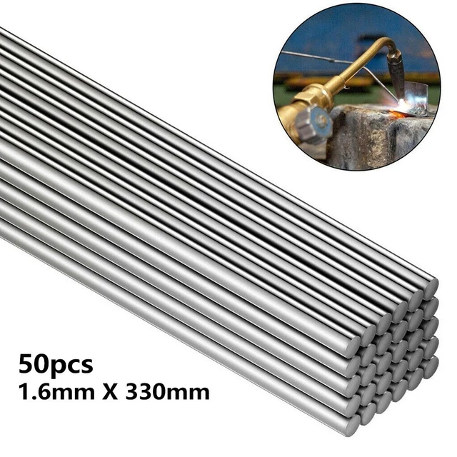 Fil Fourré Aluminium Électrode Tiges Câble Solution Soudure 50pcs Durable
