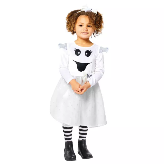 Child Toddlers Baby Cute Little Ghost Fancy Dress Costume Kids Haunted Halloween
