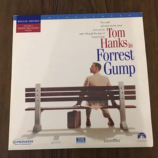 FORREST GUMP Deluxe Edition  Laserdisc Video format. Rare Vintage Tom Hanks
