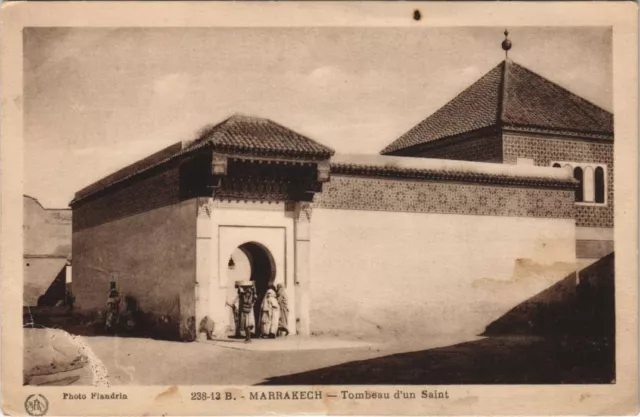 CPA AK MAROC MARRAKECH Tombeau d'un Saint Flandrin (37924)