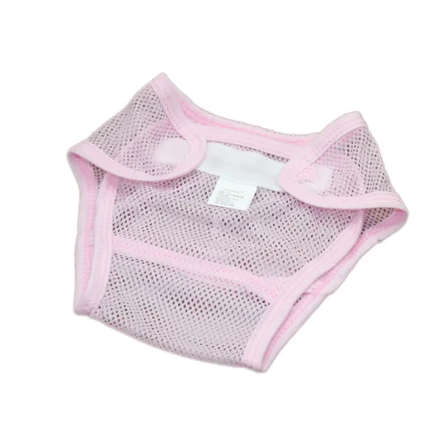 Magic Tape Breathable Baby Newborn Washable Mesh Diaper Cover Pants Reusable 98
