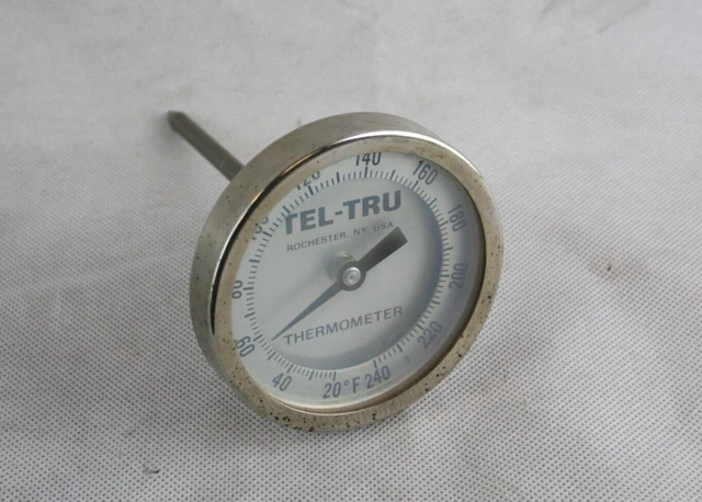 Tel-Tru Industrial Metal Thermometer
