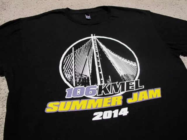 VTG 106 KMEL Summer Jam 2014 black concert t-shirt men's sz M kendrick lamar