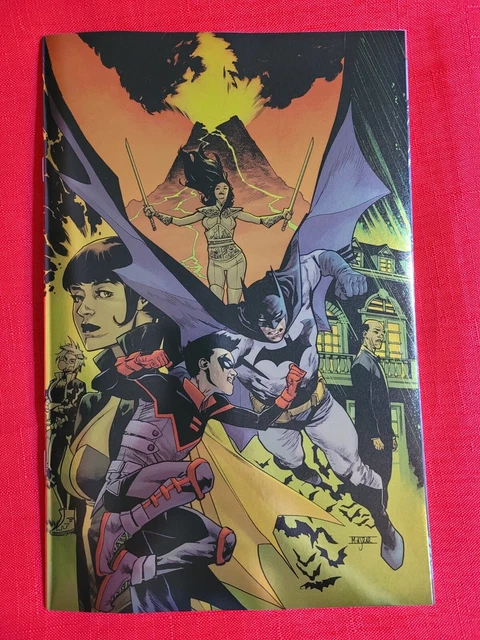 Batman Vs. Robin #1- CVR G Mahmud Asrar 1:150 Foil Variant, 2022! VF/NM