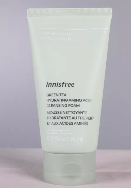 INNISFREE Green Tea Hydrating Amino Acid Face Cleansing Foam 150ml Schaum F2-RS