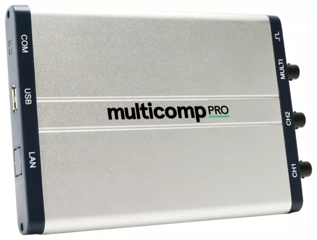 Pc Oscilloscope, 25Mhz, 2Ch, Bandwidth 25Mhz, Calculated Rise For Multicomp Pro