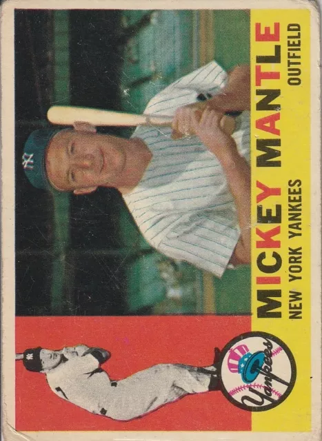 4 Topps Mickey Mantle Cards 1960 #350/ 64/#50/ 66 #50/ 69 #500 4 Topps Mickey Mantle Cards 1960 #350/ 64/#50/ 66 #50/ 69 #500