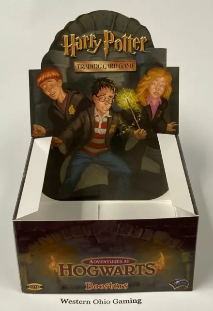 Harry Potter Trading Card Game EMPTY Adventures At Hogwarts Booster Box USED TCG