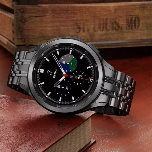 Stainless steel Band Strap Fr Samsung Galaxy Watch 4 5 6 40/44mm Classic 43 47mm