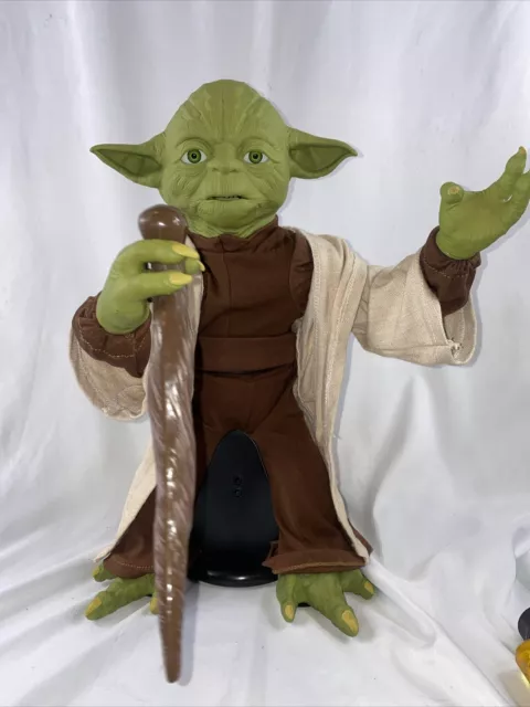 Star Wars SpinMaster LEGENDARY YODA 16” Interactive Talking Jedi Master TESTED