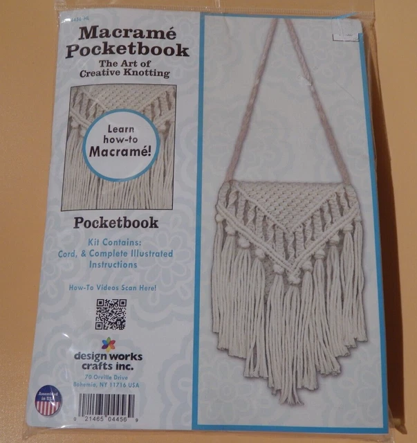 Libro de bolsillo de macrame Design Works Crafts Inc./¡Haz el tuyo!¡!
