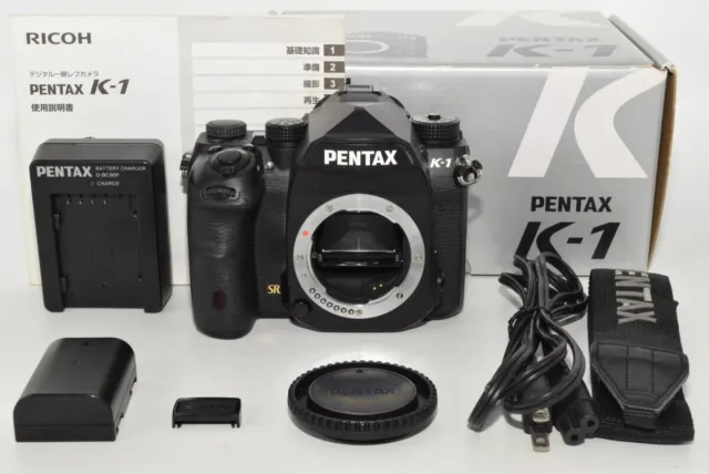 [ Near Mint ] PENTAX K-1 Camera Body with Operating Instructions & Strap in BOX