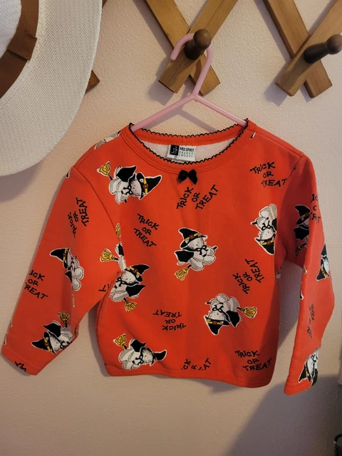 Vintage Childs Halloween Sweatshirt Size 4T Made In USA