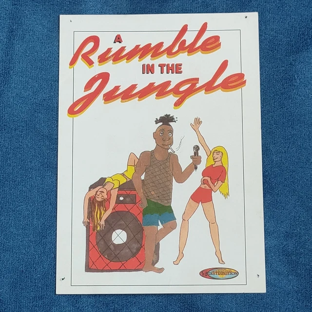 RUMBLE IN THE Jungle Rave Flyer, A5, Old Skool Acid House Rave Flyers £ ...