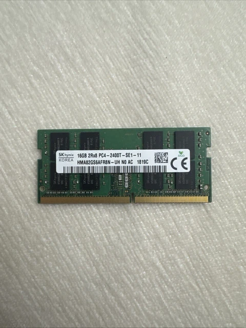 SK HYNIX 16GB DDR4 2400T SODIMM Laptop RAM 2Rx8 PC4-2400T $56.31