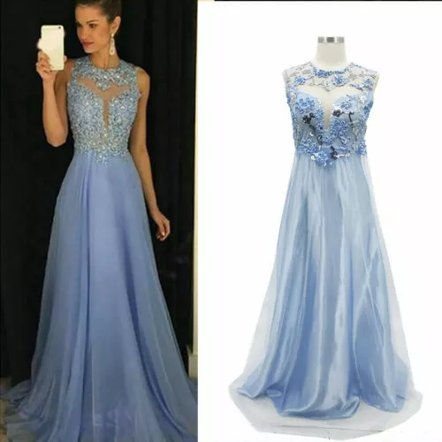 Formal Wedding Bridesmaid Evening Women Party Ball Prom Gown Long Cocktail Dress