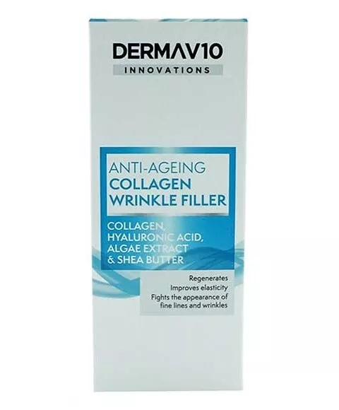 Derma V10 Innovations Anti Ageing Collagen Wrinkle Filler Hyaluronic Acid 3x15ml 2