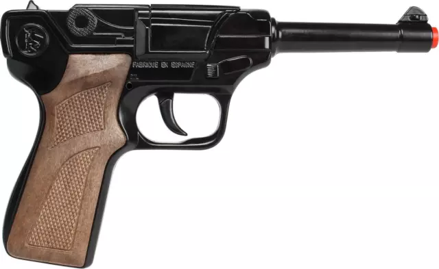 CAP GUN - 80/6 - Gonher Cowboy Revolver 8 Shots BK