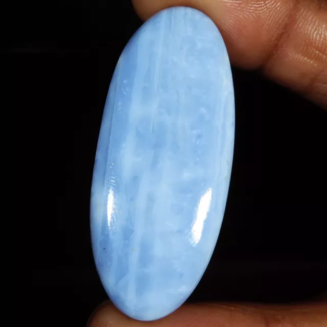 Natürlich Blau Opal Cabochon Ovale Form Lose Edelstein 47.40 Karat 19x47x7 MM