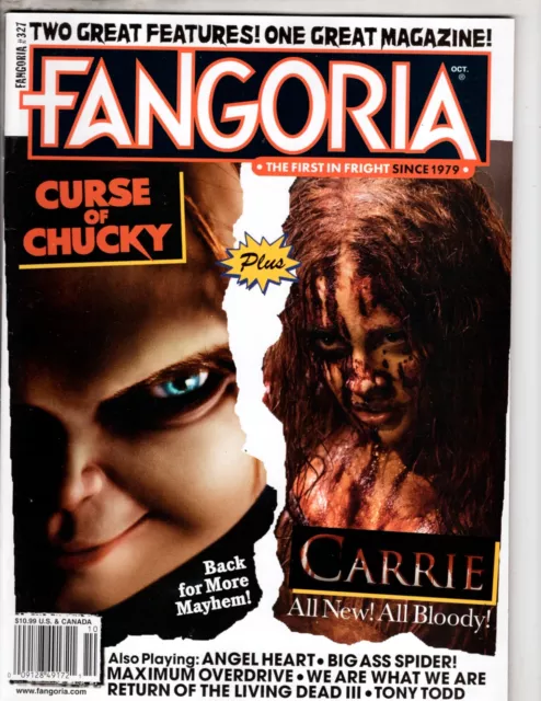 Fangoria Magazin #327 Oktober 2013 Curse Von Chucky Carrie Maximale Overdrive