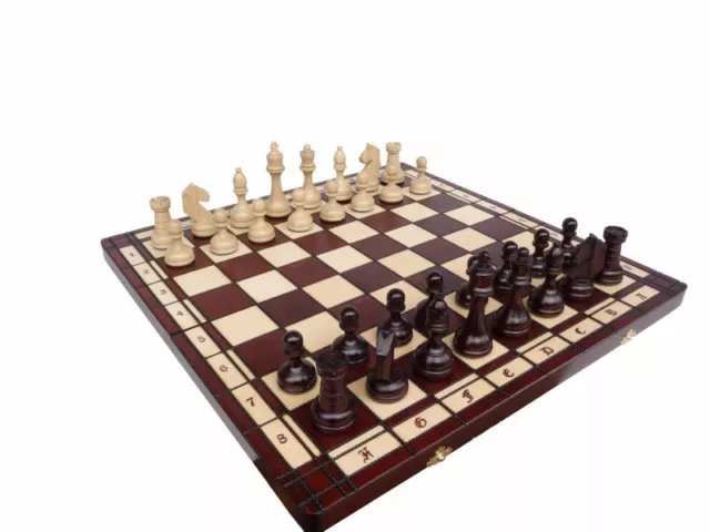 Schach Schachspiel  Tournament Staunton No 8  Holz Neu