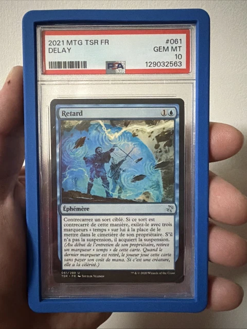french mtg card retard 1280+ Cards 20 Pocket Card Binder Collector Card Album - Pages Compatible  with Pokemon Cards, Sports Cards, Yugioh, MTG and Other TCG main image 1