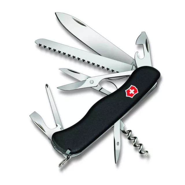 Victorinox Outrider Nero - Coltellino Svizzero Multiuso 111 Mm - 14 Funzioni