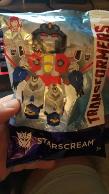 Wendy's Transformers STARSCREAM Action Figure 35th Anniversary SEALED NEW!!!