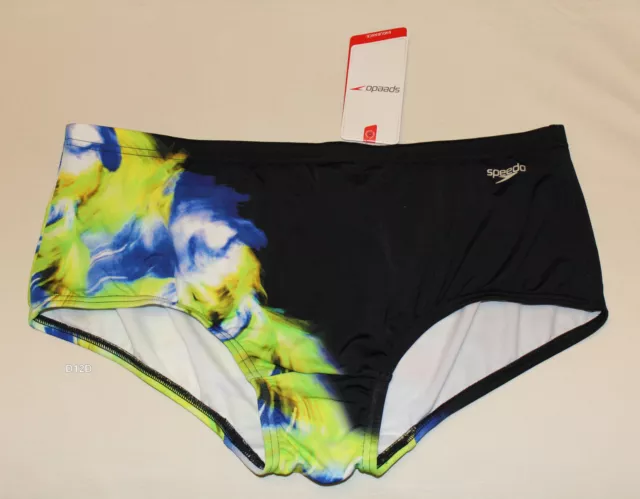 Speedo Endurance Mens Slow Motion Retro Trunk Brief Bathers 70cm Size 10 New