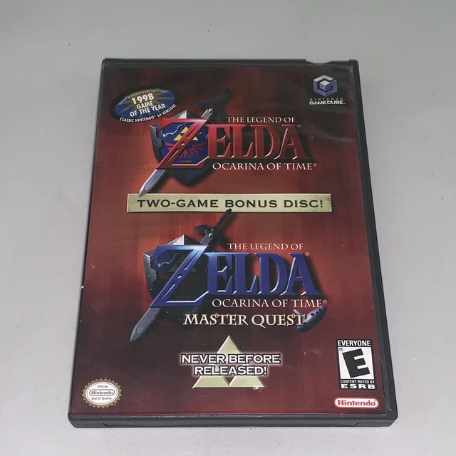 THE LEGEND OF Zelda Ocarina of Time/Master Quest Nintendo GameCube NO