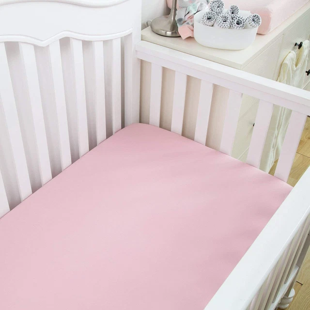Dudu N Girlie Fitted Sheet For Travel Cot Mattress | 65x95 Travel Cot Mattress